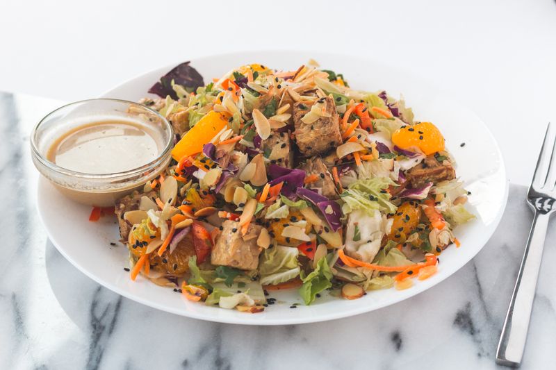 Zupas Southwest Salad with avocado and black beans