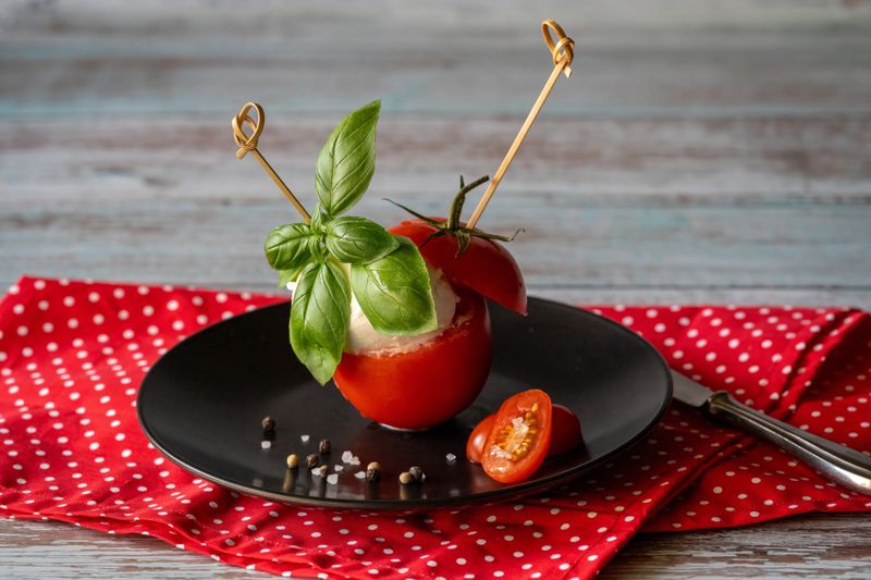 Zupas Caprese panini with mozzarella and tomato
